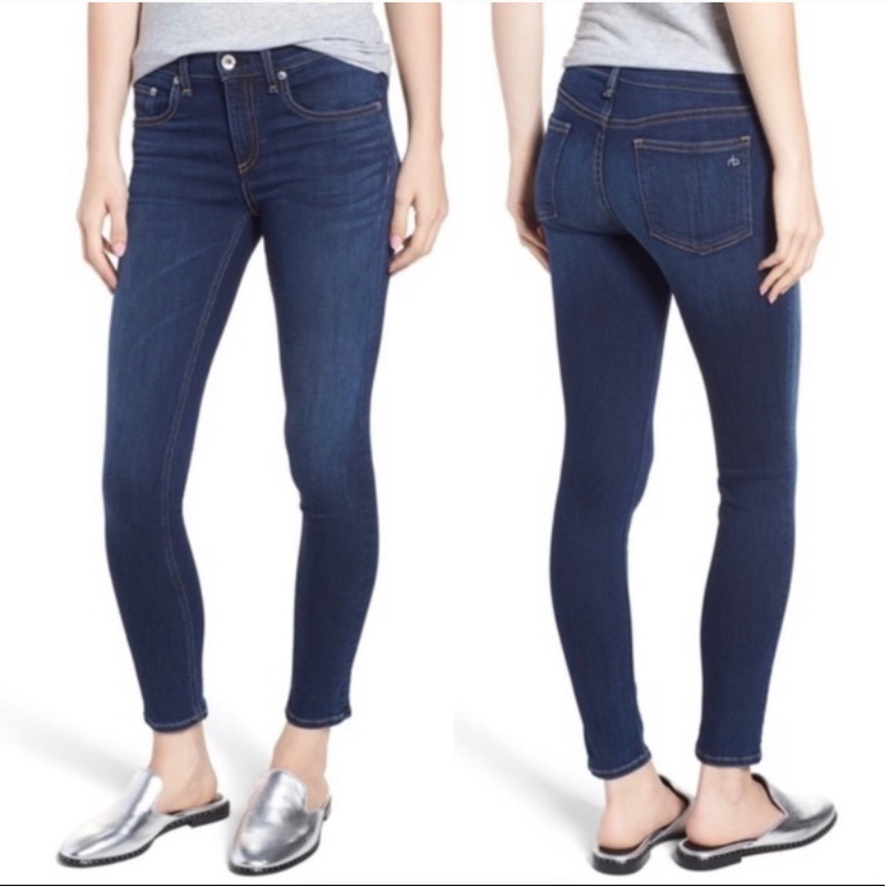 RAG & BONE Ankle Skinny in Bloo Moon